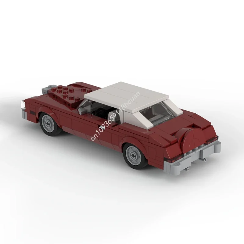 323pcs MOC Continental Mark IV 8 breed MOD Stad Champions Supercar Model Bouwstenen Idee Monteren Kinderen Speelgoed Kerstcadeaus
