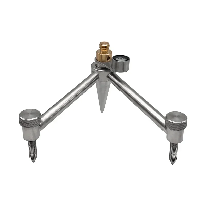 

Stainless Steel Mini Bipod for Mini Prism Pole 5/8x11 Thread Adapter Mini Tripod & Adapters