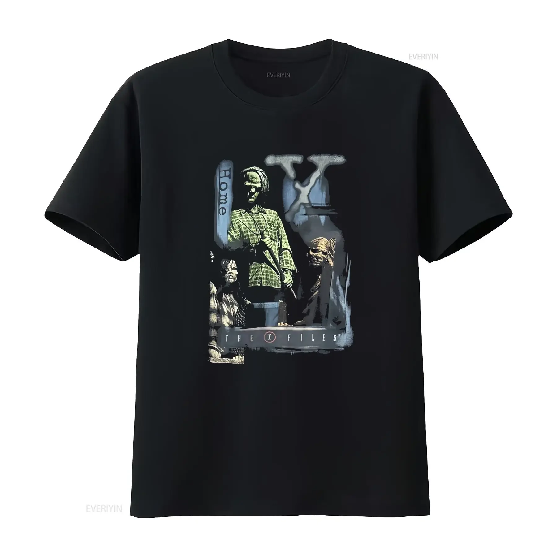 Vintage 90s X Files T Shirt XL Giant Distressed TV Show Promo vintage Washed fashion Stylish Soft designer clothes Breathable