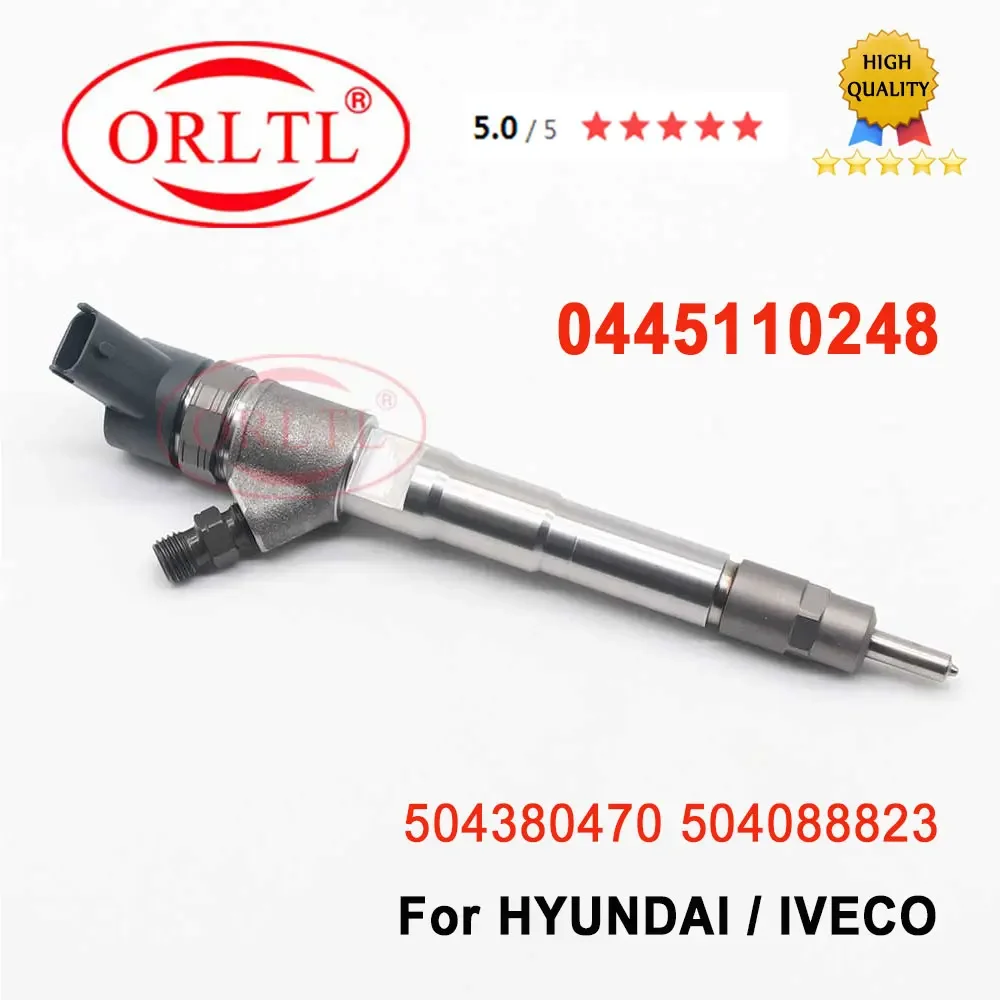 0445110248 504088823 71793015 New Diesel Fuel Injector 0 445 110 248 for FIAT DUCATO IVECO DAILY PEUGEOT BOXER 3.0 D