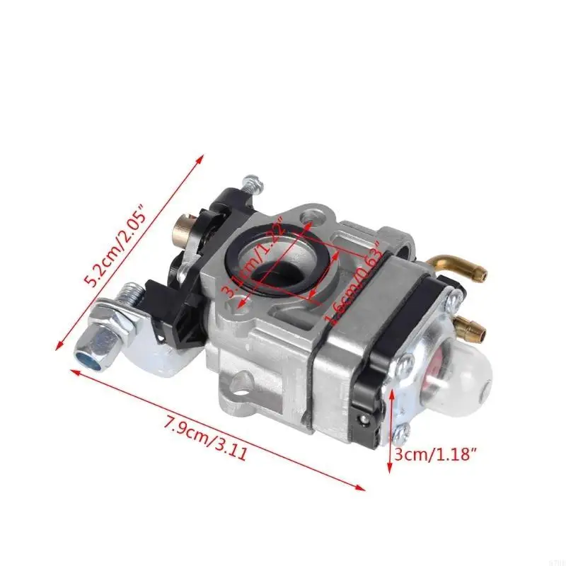 87HE لـ SRM 260S 261S 261SB PPT PAS 260 CARBURETOR المعدني الثقيلة 10 مم