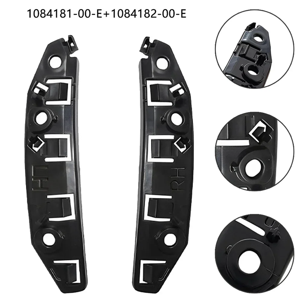 Holder Front Bumper Bracket Plastic Replacement For Tesla Model 3 1084181-00-E 1084182-00-E 1pair Accessories Fittings Brand New