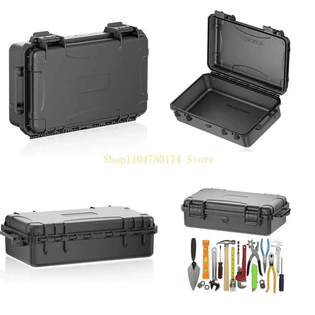 Shockproof ABS Storage Case With Ergonomic Handle Portable Suitcase Parts Box For Tool Organization Top Sale