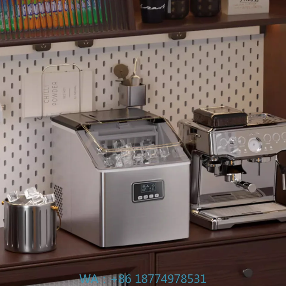 Table Top Automatic Mini Ice Cube Maker with Clean Function, 30/35KG Per 24H For Commercial Use