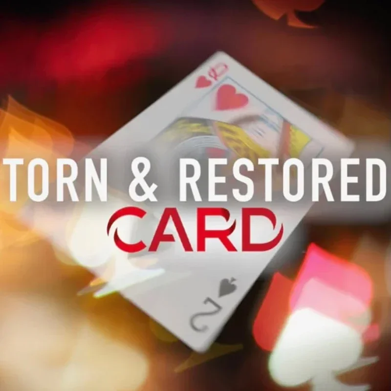 

Hypervisual Torn&Restored Card Magic Tricks Recover Torned Card Restoration Magia Close up Street Illusions Gimmicks Mental Prop