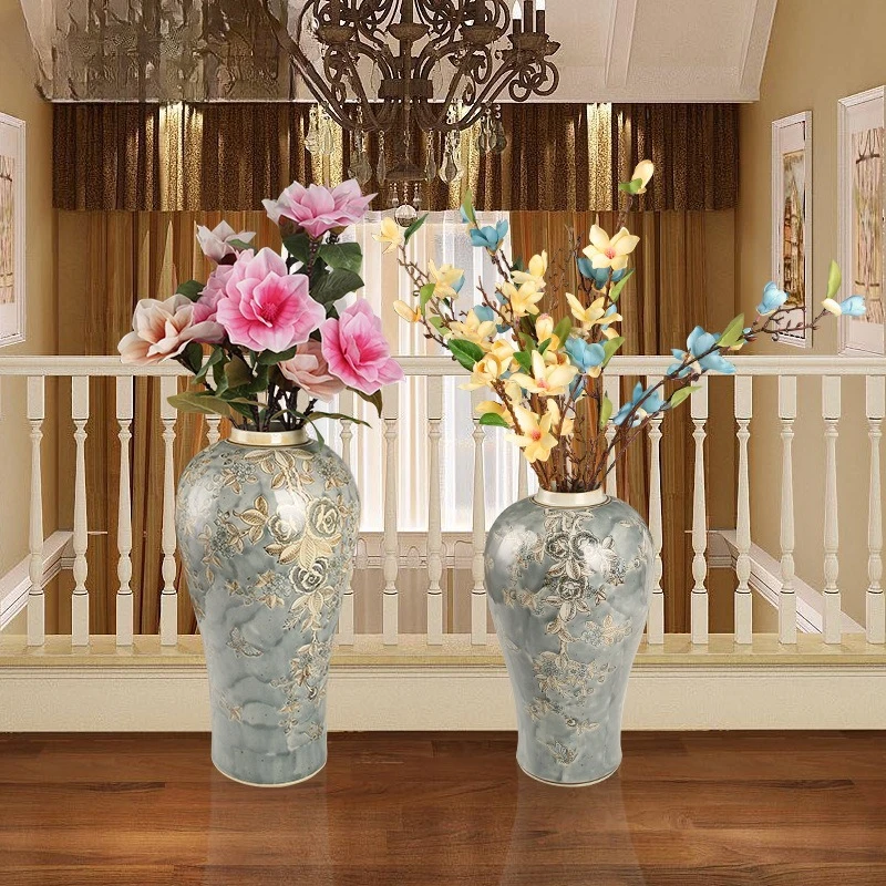 Stile europeo, ceramica, vaso, soggiorno, porcellana, composizione floreale, ornamento, moderno, casa, moda, decorazione