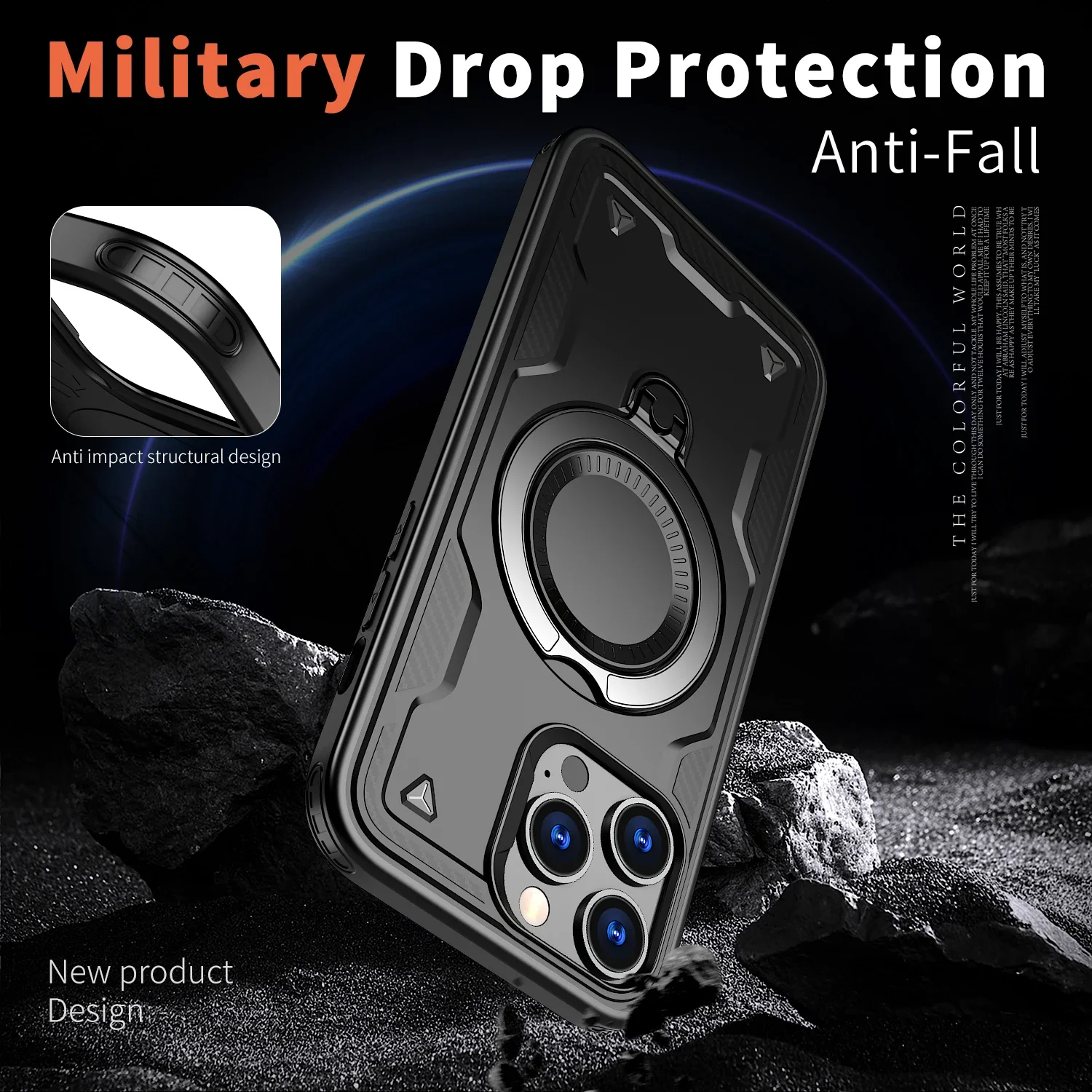 Schutzhülle für iPhone 17 Pro Max Air 16 Plus Pro iPhone 17 iPhone 16 Dual Layer Stand Schutzhülle auf der Rückseite