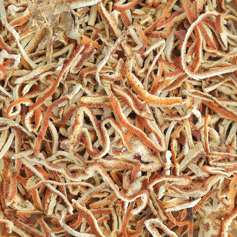 เปลือกส้มแดงฝอย