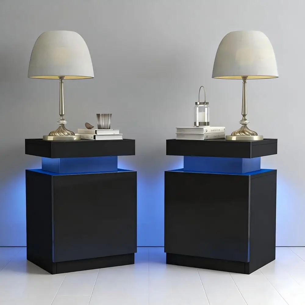 

Трехуровневый приставной столик для небольших помещений, прикроватная тумбочка с регулируемыми ножками, полка для хранения, для гостиной, спальни