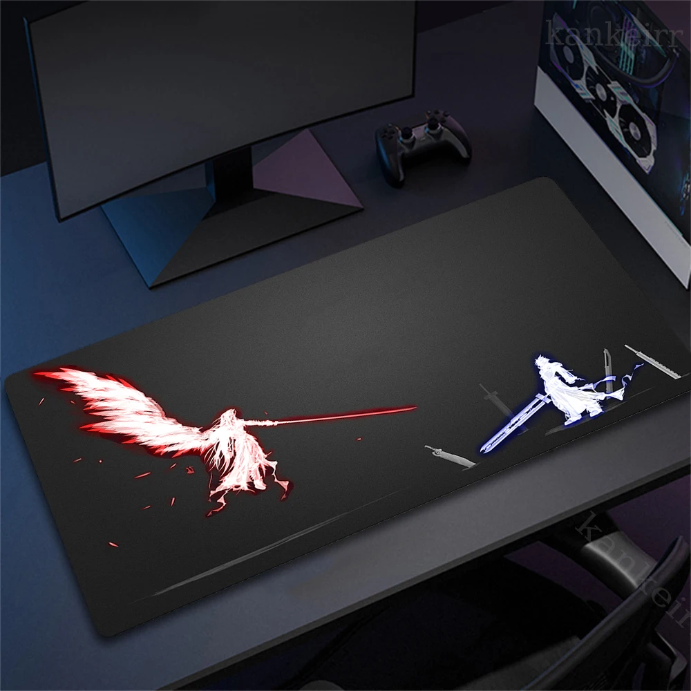Final Fantasy Large Mouse Pad Gamer Rubber Anti-Slip Gaming Mousepad Keyboard Mouse Mats Office Computer Desk Mat Carpet 90x40cm