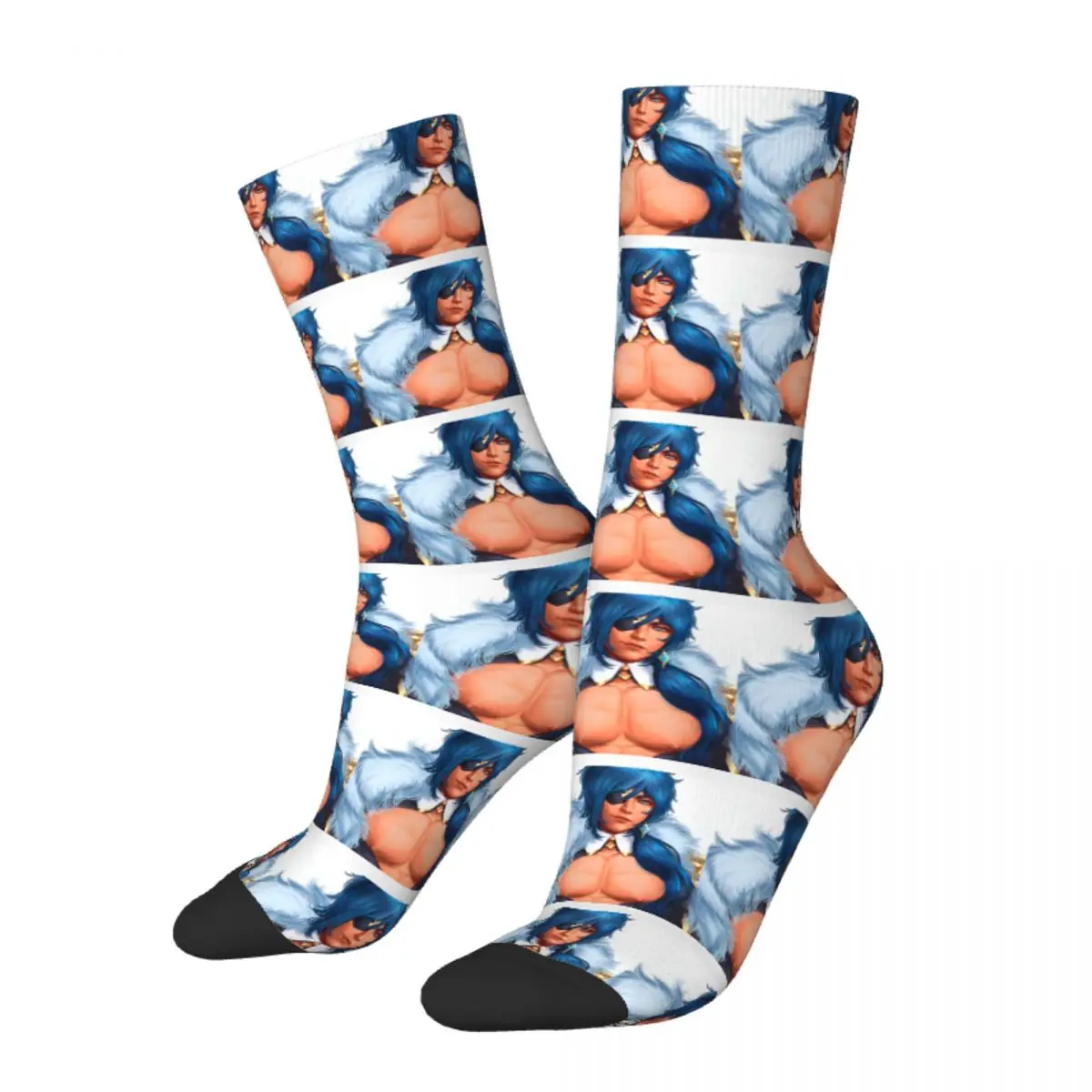 Sexy Kaeya Genshin Impact Socks Men Women Casual Anime Socks Harajuku Spring Summer Autumn Winter Socks Gift