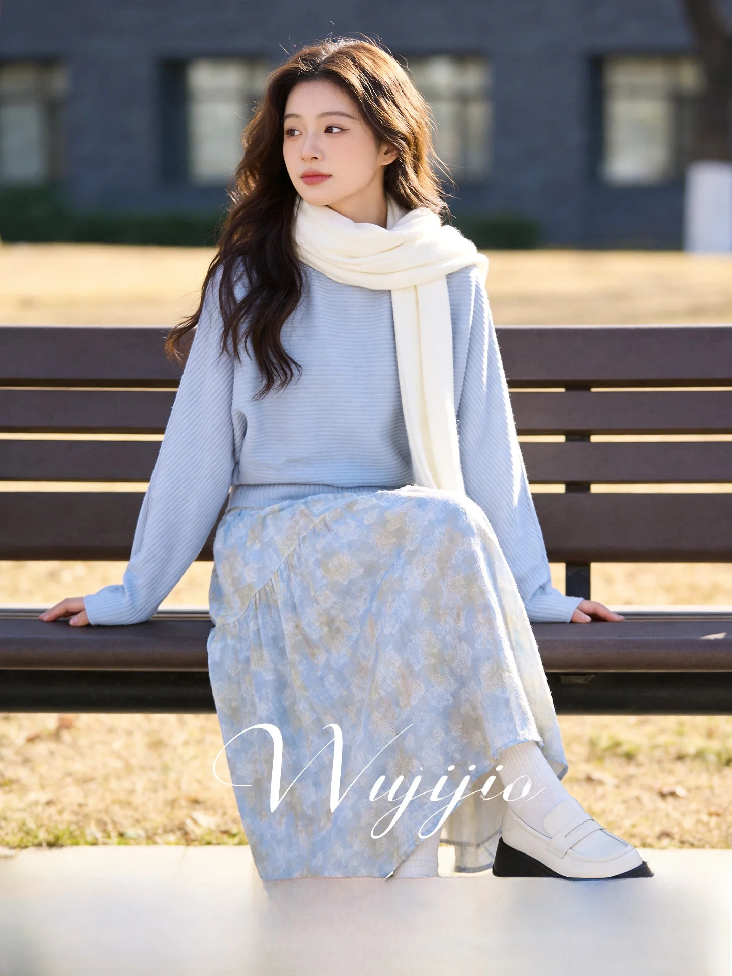 

Spring 2026 Women's plus Size Knitted Set High Waist adient Long Sve Top And f Skirt Casual Commute Sle Polyester F...