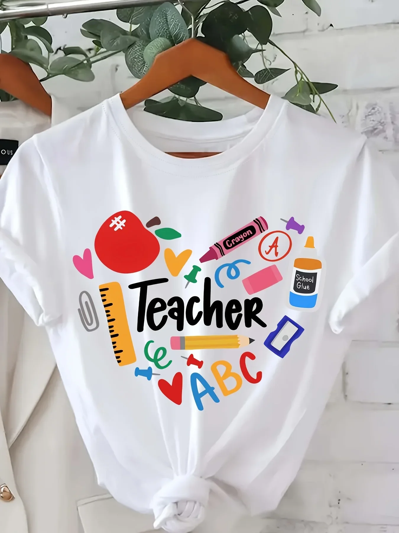 2025 نمط إلكتروني جديد مطبوع للجنسين موضة الشارع بأكمام قصيرة من القطن الخالص ورقبة مستديرة وأكمام قصيرة