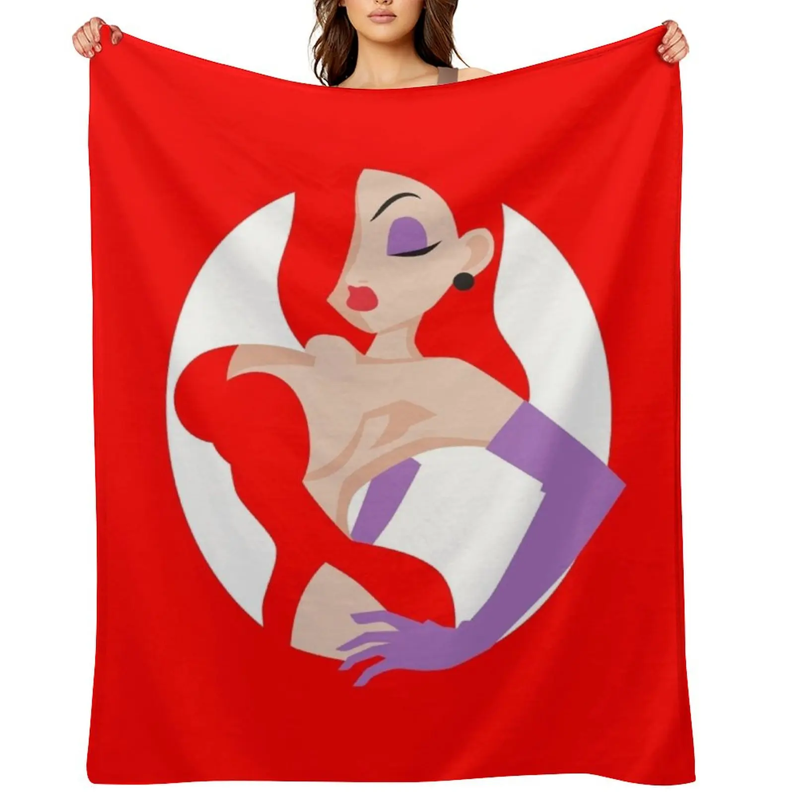 

Jessica Rabbit Minimalist Throw Blanket For Sofa Thin Sofa Comforter Fashion Sofas Blankets