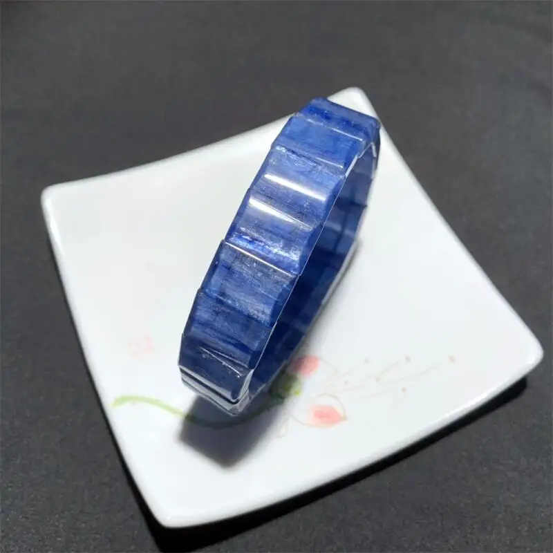 Natural Kyanite Bangle Reiki Healing Fengshui Stone Fashion Jewelry For Women Holiday Gift 1PCS