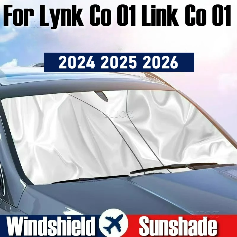 

Car Accessories For Lynk Co 01 Link Co 01 2024 2025 2026 Windshield Sunshade Cover Anti UV Protection Foldable Easy To Store