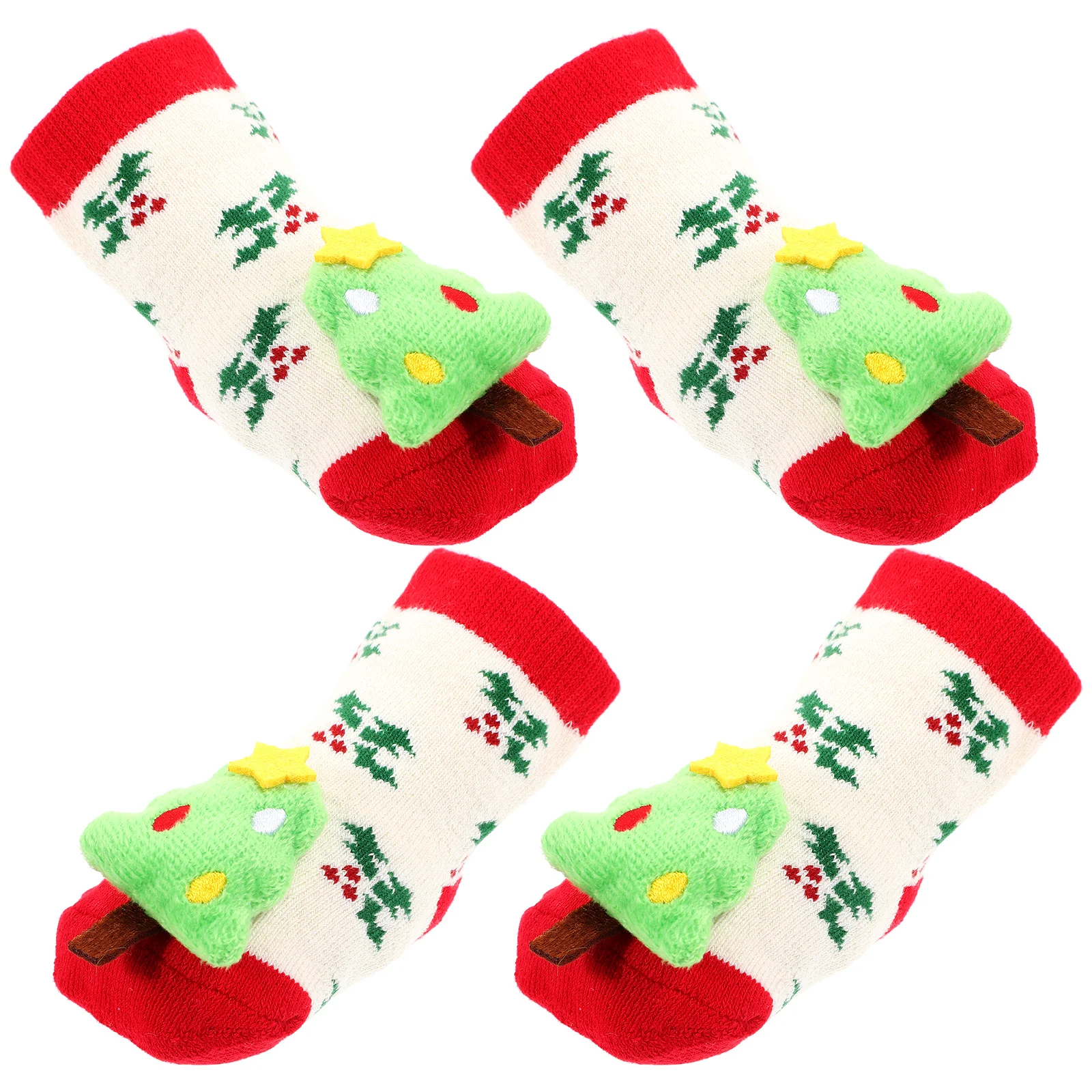 

2 Pairs Christmas Socks For s Floor Socks Indoor Adorable Warm Skin-Friendly Breathable Soft Comfortable Party Holiday