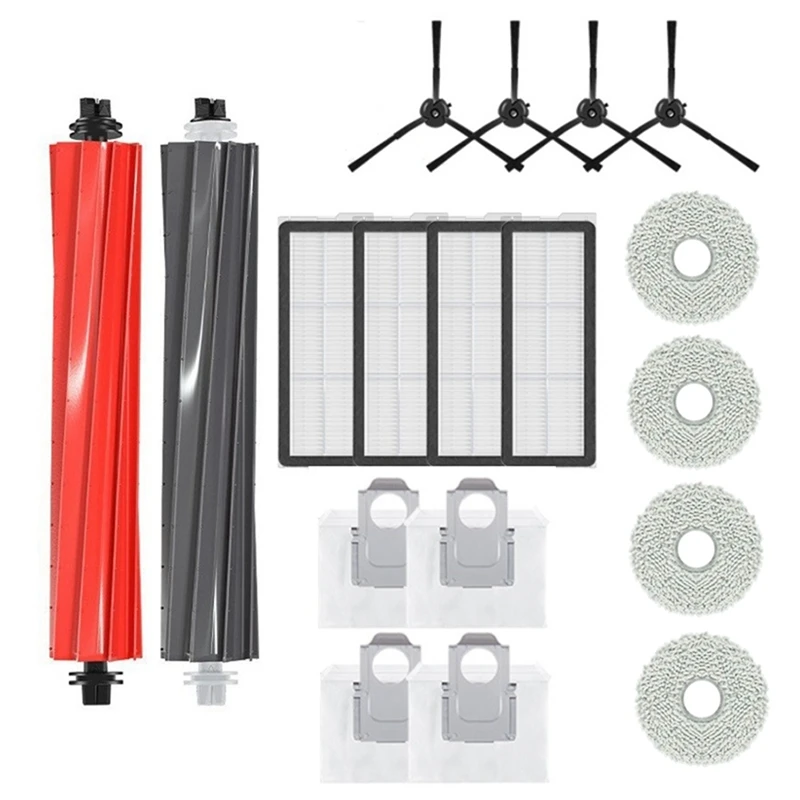 Roborock P10S プロロボット掃除機メインサイドブラシ Hepa フィルターモップ布ダストバッグ交換アクセサリー