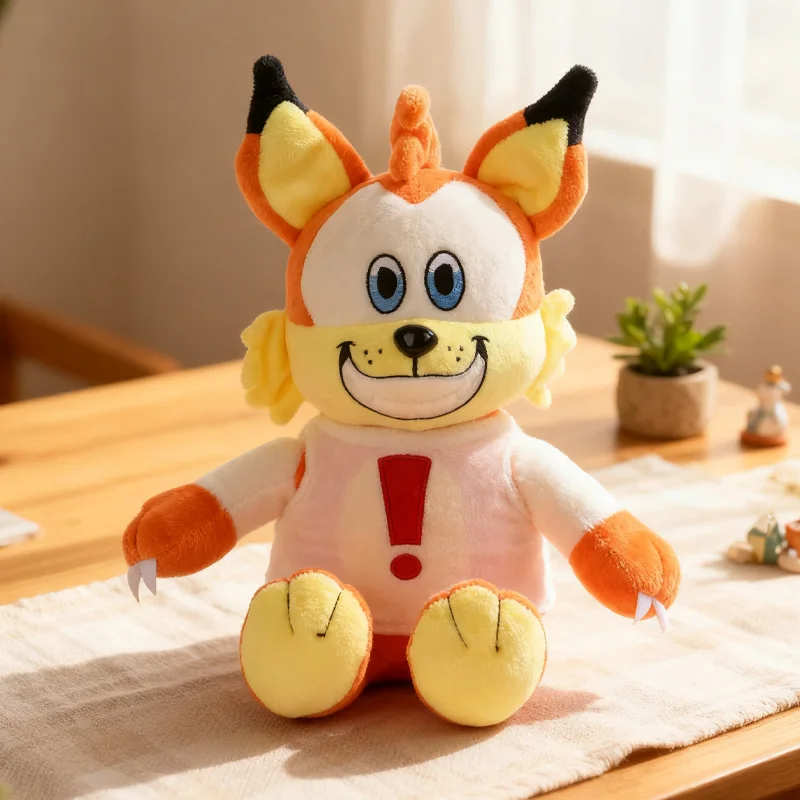 25cm Kawaii Fox Plush Toys Exquisite Furniture Decorative Items Multi-functional Pillow Lullaby Animal Dolls Gifts For Children