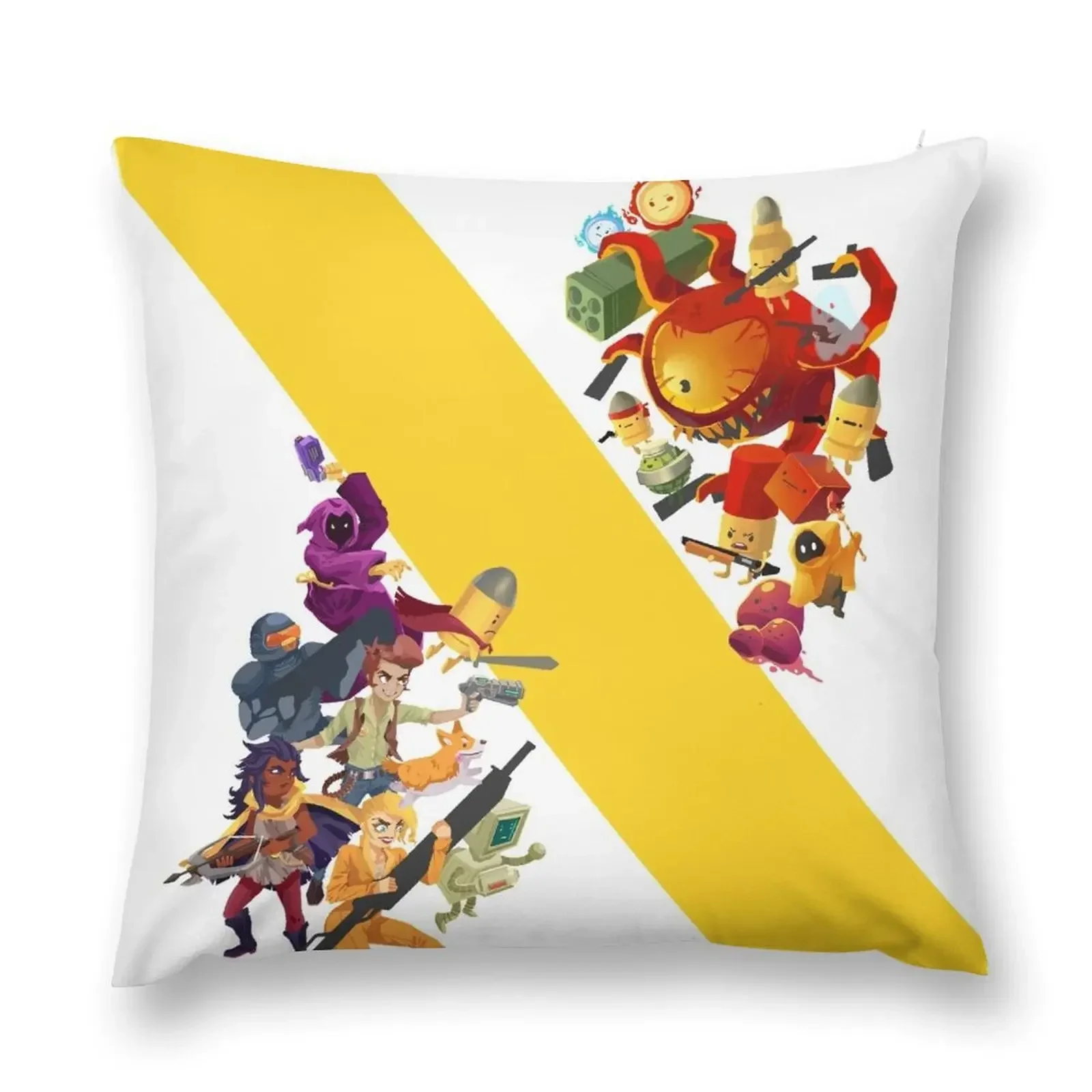 Gungeon Fun Throw Pillow Pillow Cover sleeping pillows Christmas Throw Pillows Covers pillow