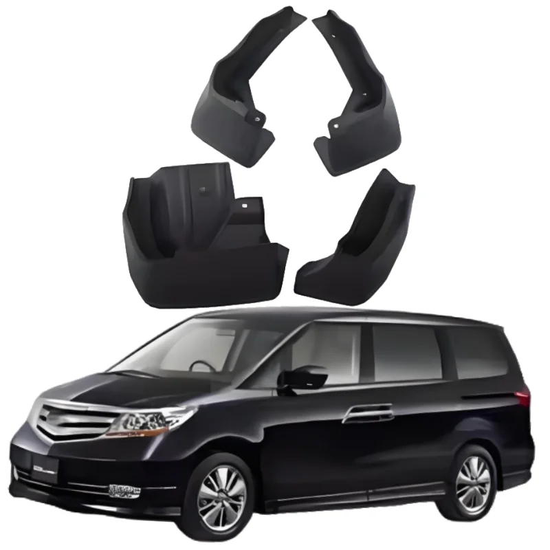 

Modification Car Accessories PP+TPR Car Splash Guard mudflapsmudguard fender for Honda Elysion 2016-