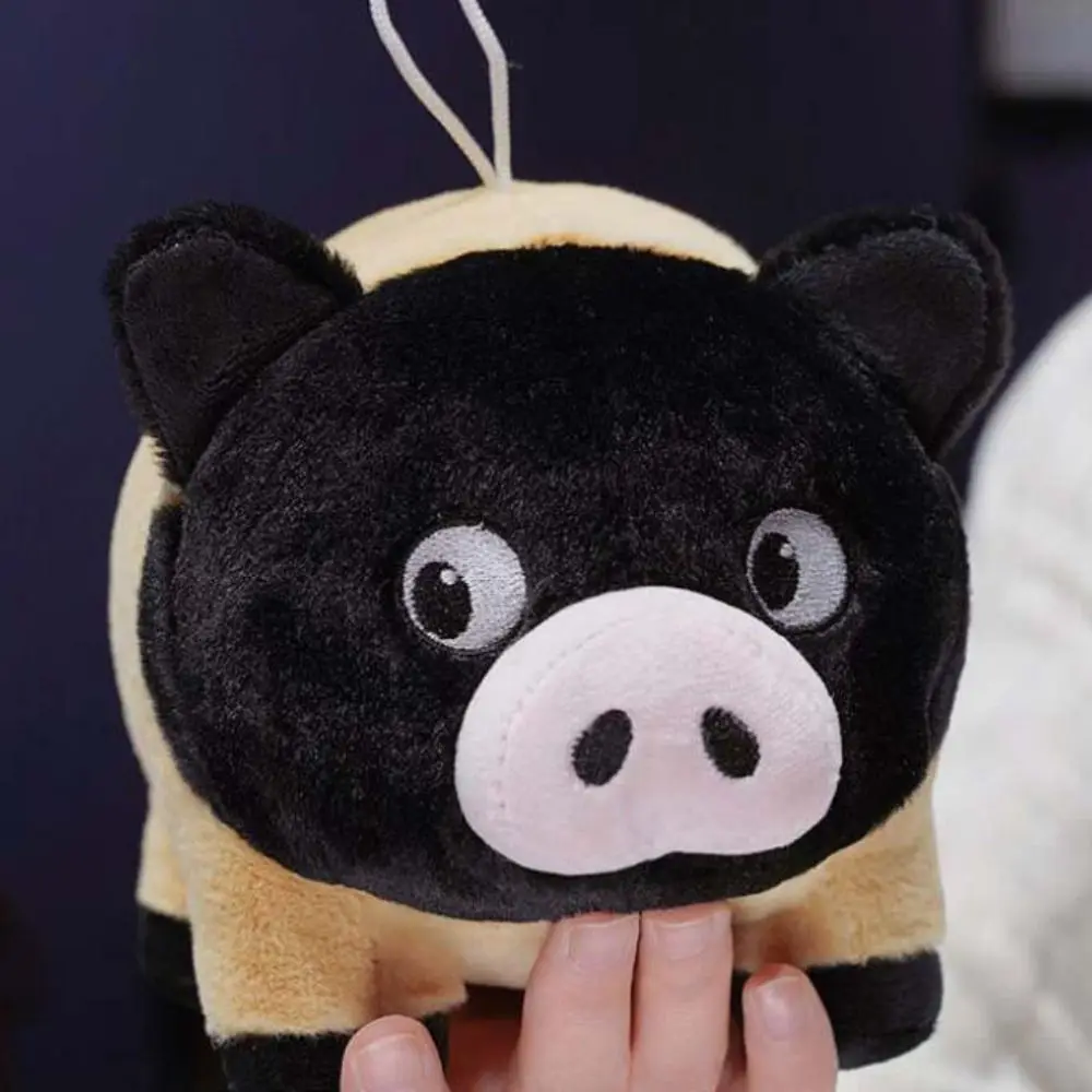 

Fluffy Miniature Pig Keychain Collection Soft Animals Pig Pet Cute Cartoon Pig Throw Pillow Birthday Christmas
