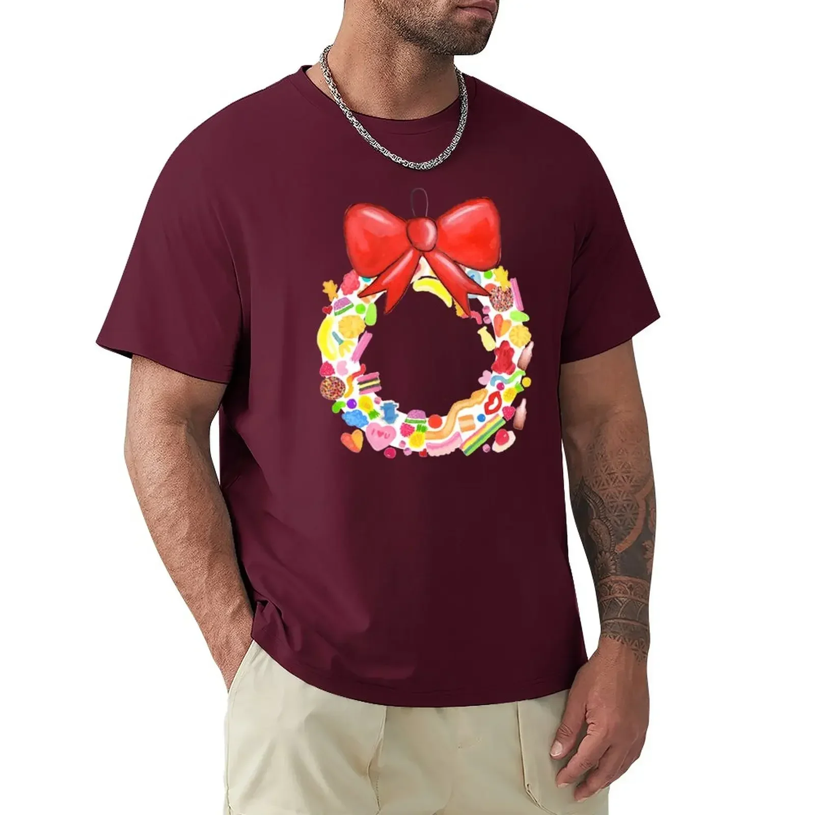 Deck The Halls With Lots Of Lollies T-Shirt designer shirts sublime boys animal print essential t shirt mens t shirts pack