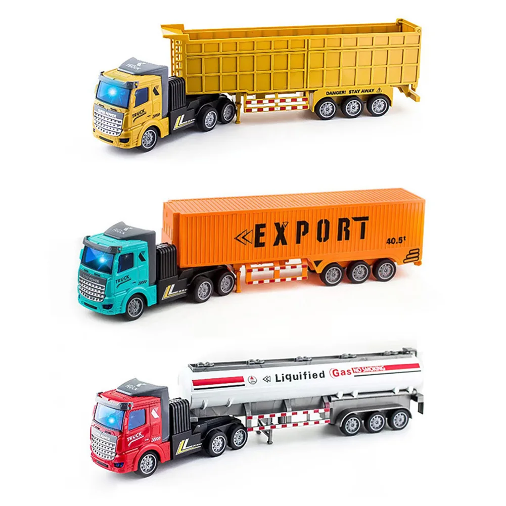 

Remote Control Construction Truck Electric Heavy Transport Truck Container Car Model Toys For Kids Birthday Gifts