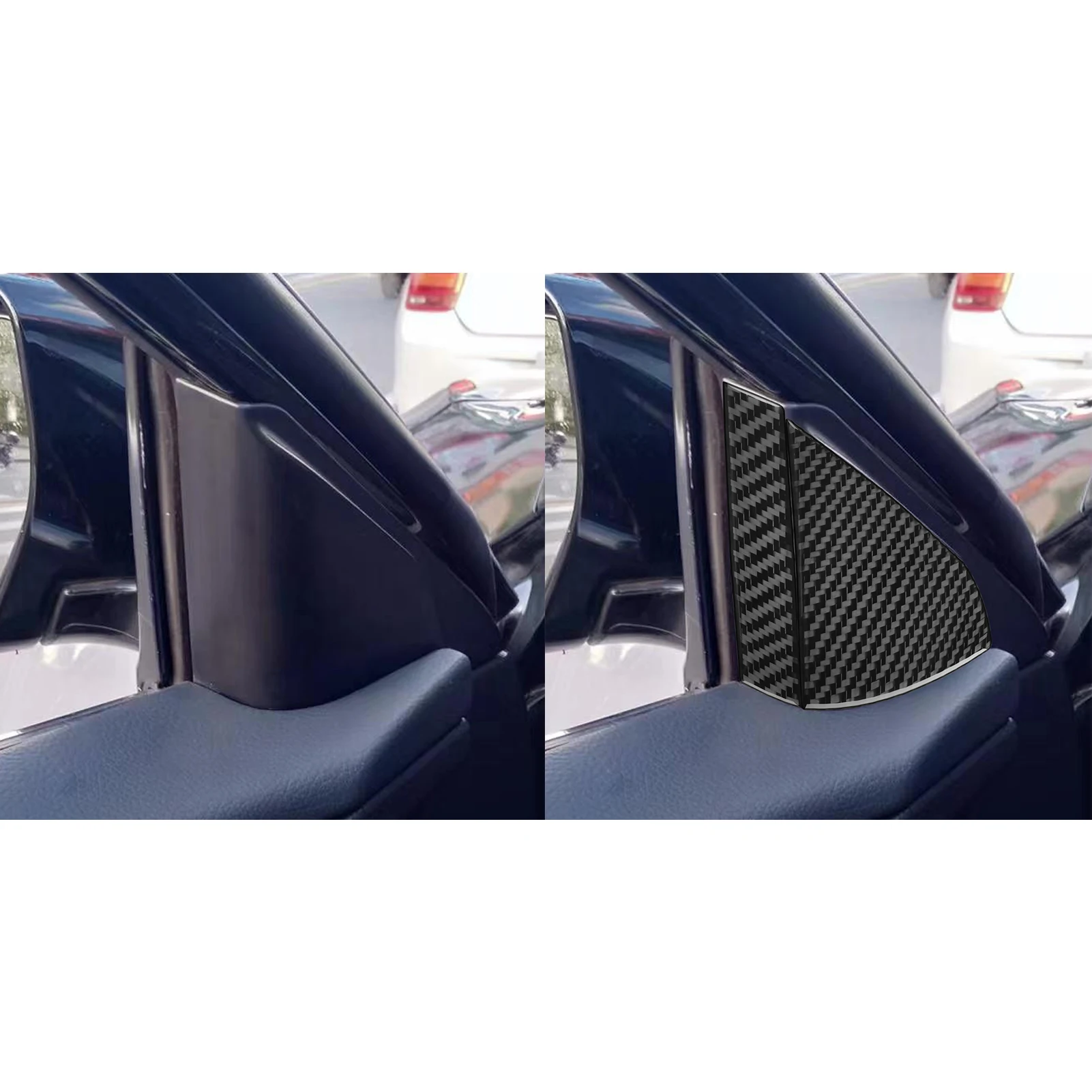 Carbon Fiber Inner A-pillar Post Panel Decal Car Interior Accessories Trim Modified Sticker For Nissan Altima Teana 2013—2018