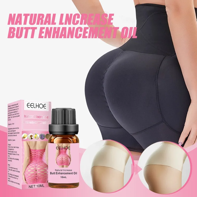 Óleo essencial para mulheres, potenciador de bumbum, quadril e bunda, massagem sexy, cuidados com o corpo, produtos naturais, rápido, 10ml