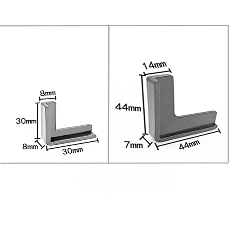 Angle de protection anti-collision en aluminium, pont cassé, verre trempé en alliage, plastique, acier, angle droit, coin de porte de fenêtre