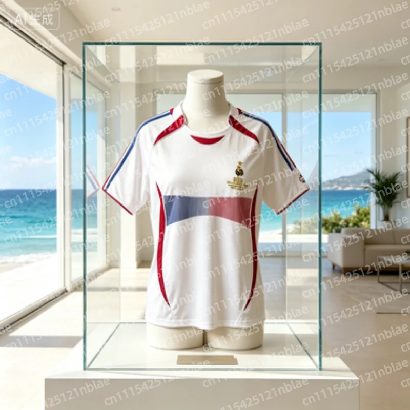 Nouveaux T-shirts de l'équipe nationale de France 2026 – Maillots de football pour supporters, entraînement estival, séchage rapide et respirant, assortis pour toute la famille