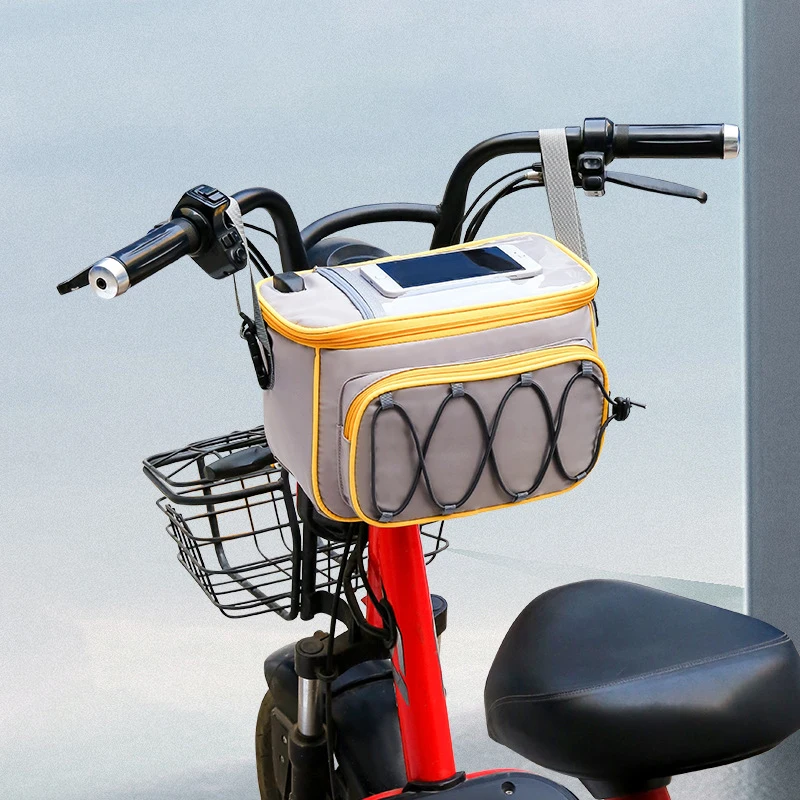 

Electric Bicycle Hanging Bag Motorcycle Handlebar Bag Cart Three-Dimensional Storage Large Bag Handlebar Trolley Bag