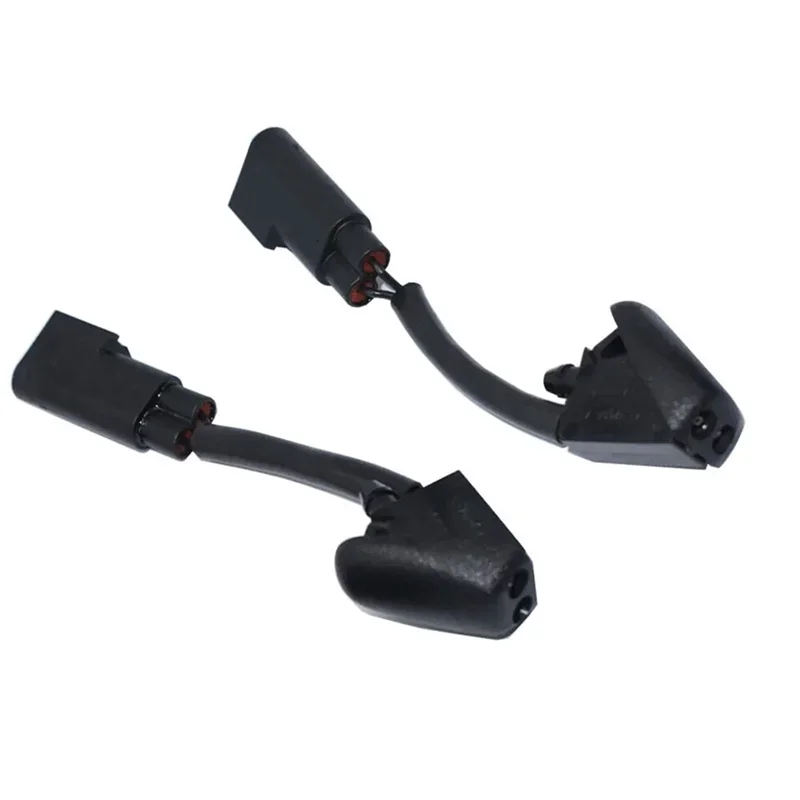 2Pcs Front Windshield Washer Nozzle Jet With Heating For Ford Focus 98-04 1135045 XS4117666BE XS4-117-666-BE XS4117666A