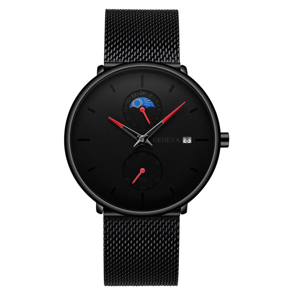 

Fashion Blue Men Watch Top Luxury Brand Minimalist Ultra-thin Quartz Watch Casual Waterproof Clock Relogio Masculino