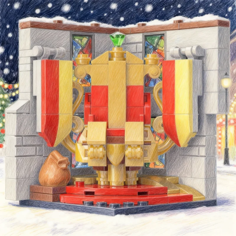 

182pcs MOC Disneieny Prince John S Habitat Model Building Blocks Construction Assemble Toy DIY Creative Christmas Gift Idea