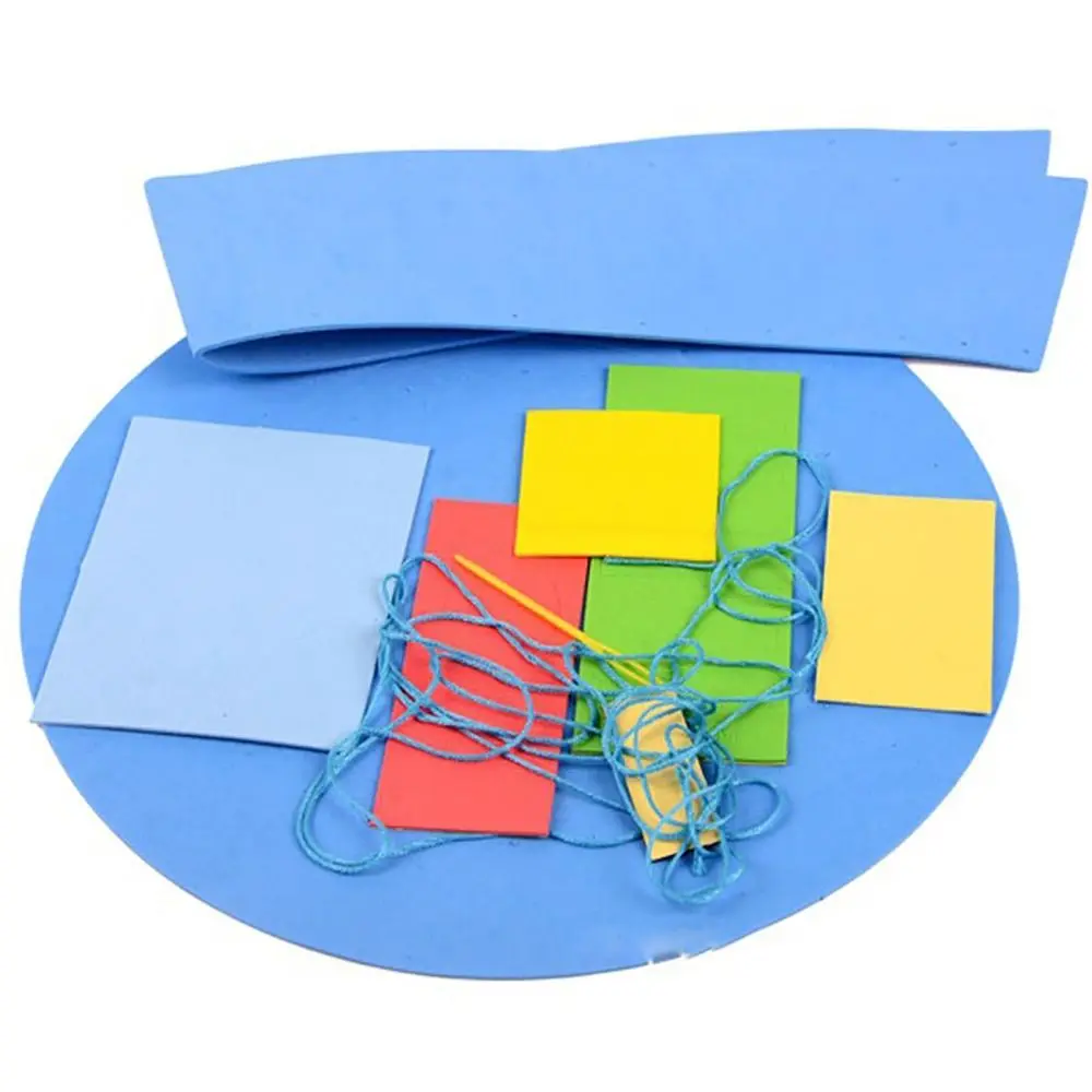 Creative DIY Sewing EVA Hat Puzzle Early Education 3D Handmade Hat Kids Cap Toy DIY Project