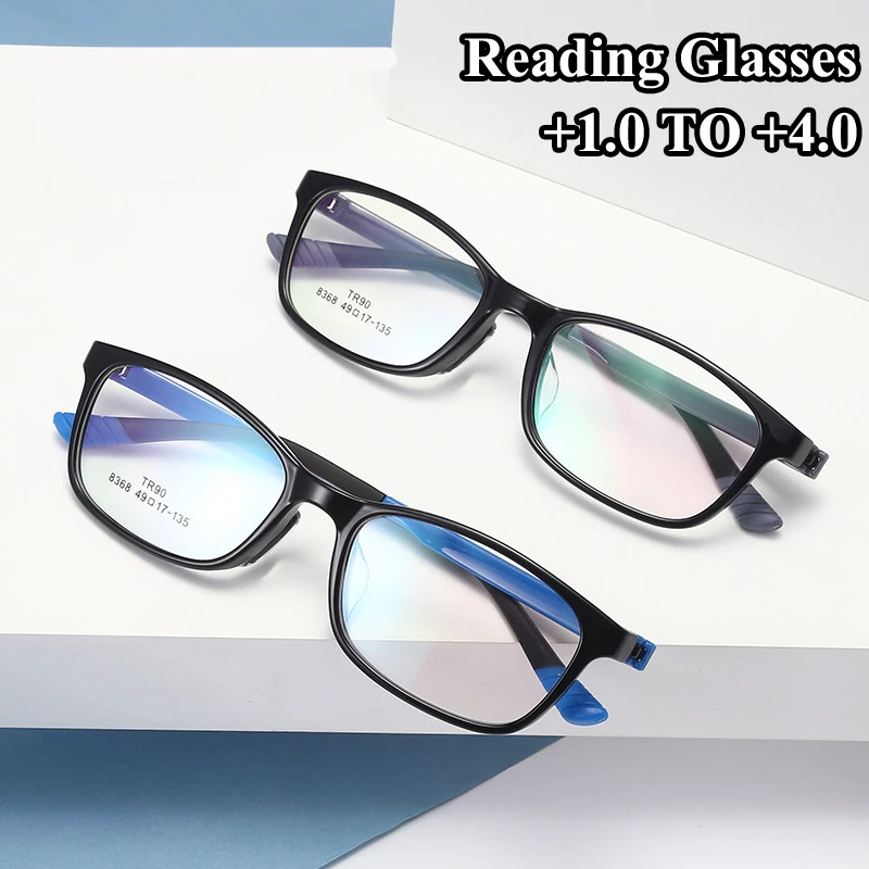 

Vintage Presbyopia Glasses Fashion Men Women Eyewear Diopter +1.0 To +4.0 Anti-Blue Light Blocking Reading Eyeglasses Computer