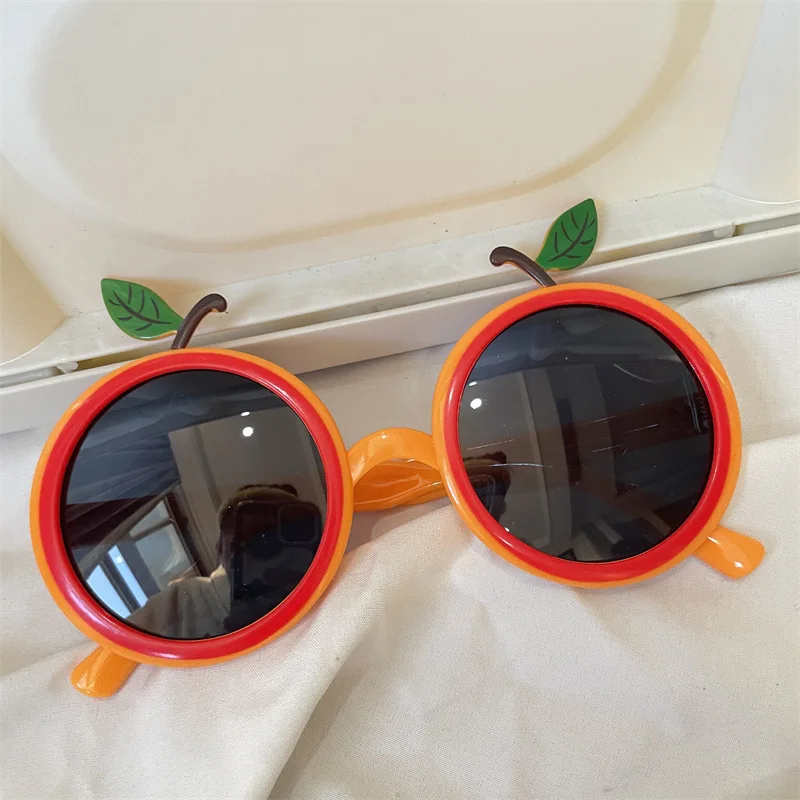 KLASSNUM Cute Sunglasses Cute Uv400 Eyeglasses Fruit Shaped Glasses Colorful Party Photo Props Beach Party Hawaii Beach Goggles