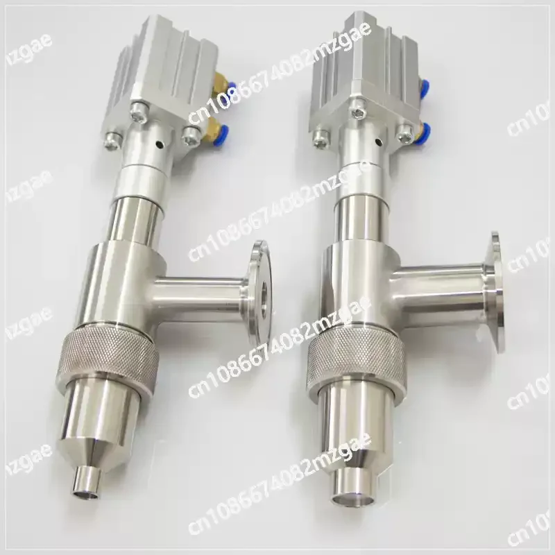 Anti-Drip Filling Nozzle 304 Stainless Steel Straight Head, Pneumatic Filling Machine Accessories Chuck Discharge Nozzle