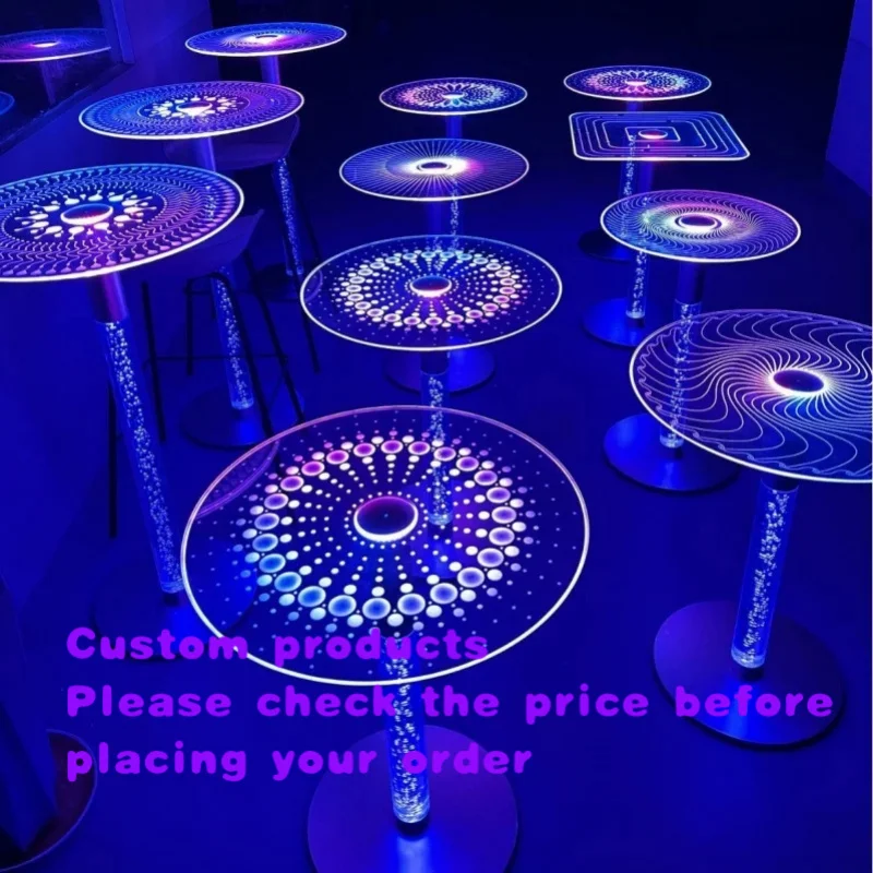custom.Modern Style Intelligent Lighting Coffee Table Lighting Living Room Home Furniture