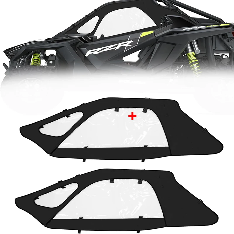PRO XP Upper Doors For Polaris RZR PRO XP/Turbo R 2020-2025 Upper Windows Fit with Side Mirrors and Windshields #2884664 2-seat