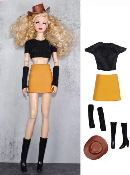 Moda Ubrania Spodnie Top Spódnica Sukienka odzież dla 1/6 BJD Xinyi FR ST Bbie Doll ubrania BK02