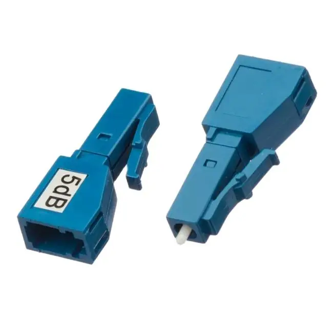 LC/UPC male and female attenuator FTTH flange fixed fiber optic attenuator