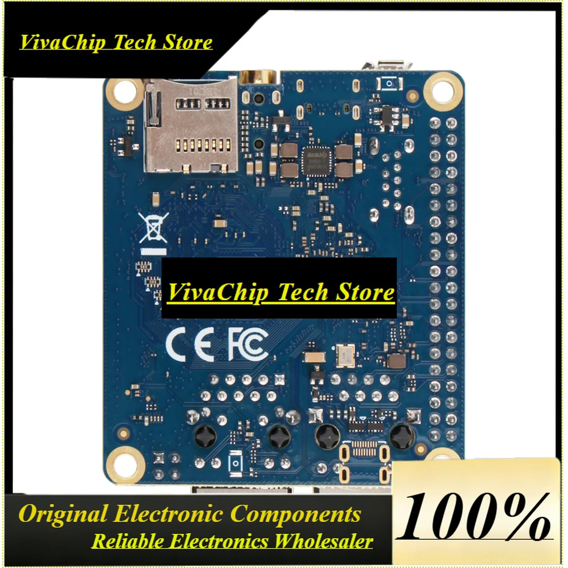 VivaRadxa ROCK Pi E RK3328 4-core CPU, Dual Gigabit Ethernet,WiFi4 Or WiFi5 Optional And EMMC Optional ,Single Board Computer