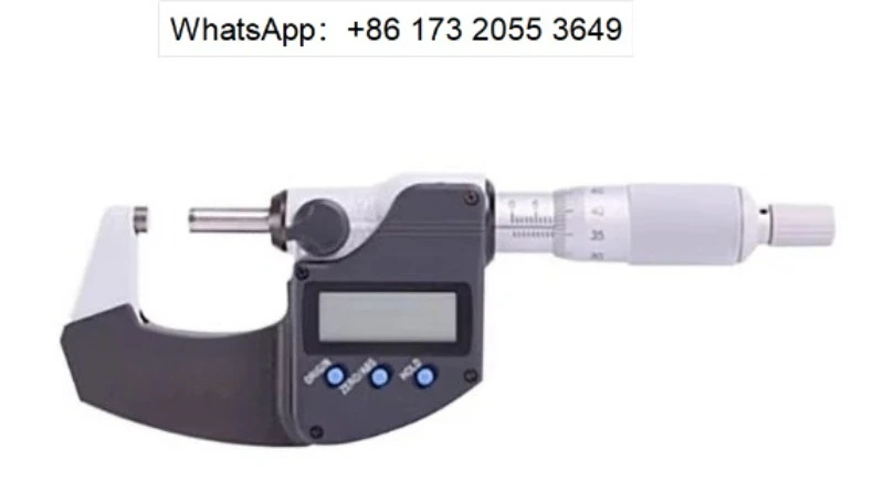 Digital Outside Micrometer 293-240-30/293-241-30/293-821-30 Series, 0-300mm Range, 0.001mm Graduation, IP65