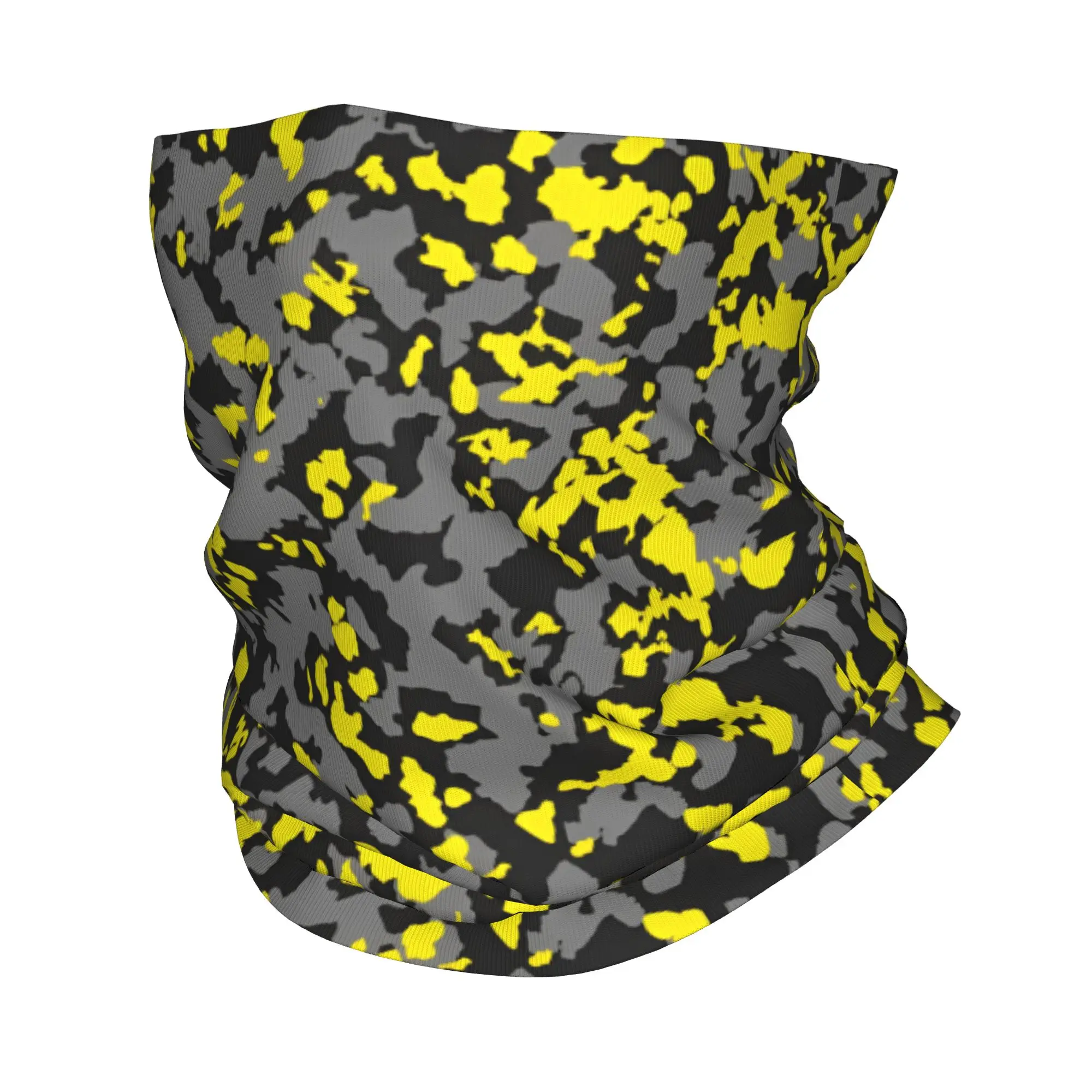 Custom Camouflage Army Air Force  Camo Neck Gaiter Men Women UV Face Shield Winter  Bandana Scarf for Ski