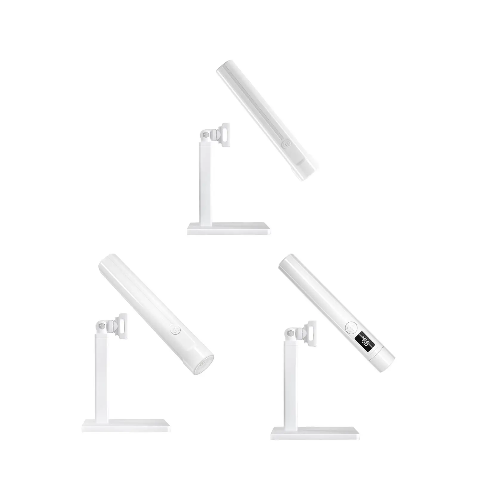 Handheld LED Nail Light 2 Speed with Bracket for Salon Business Trips Travel