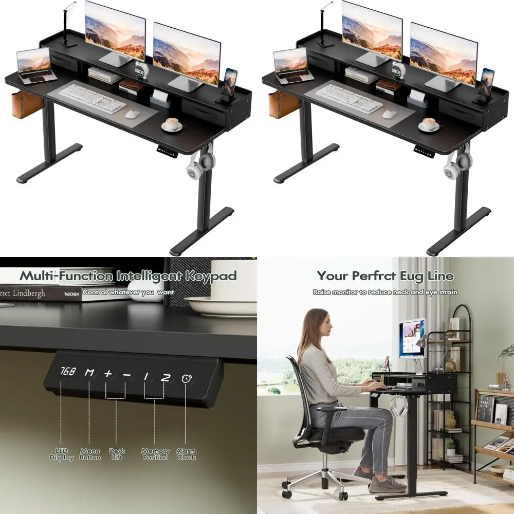 Black 48 Dual-Desk …