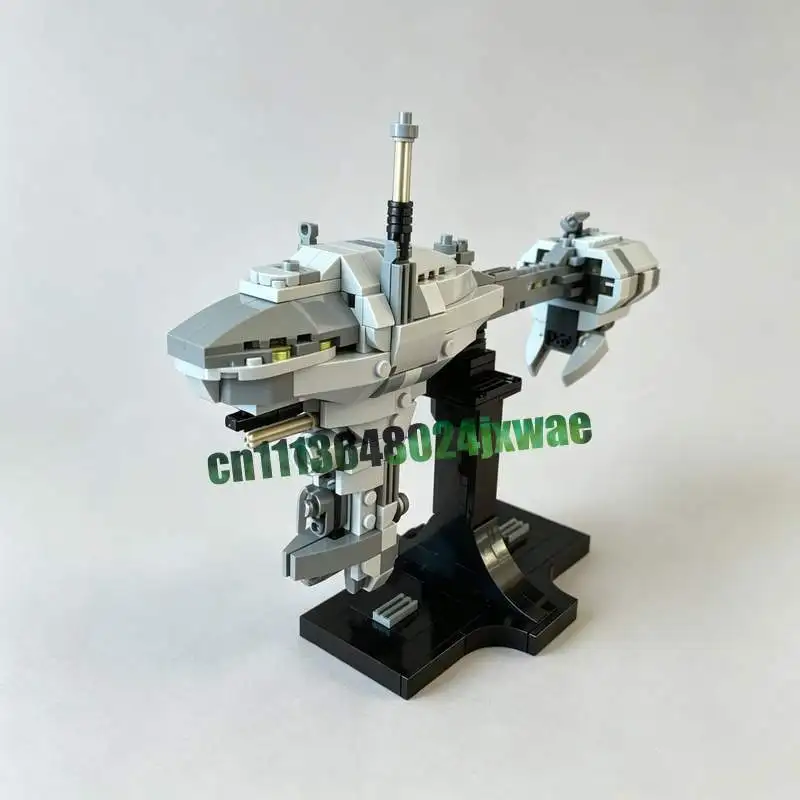 新しい-350-個宇宙戦闘-sf-フリゲート宇宙船モデルカスタムパズル-diy-クリエイティブ組み立てビルディングブロックおもちゃコレクションギフト